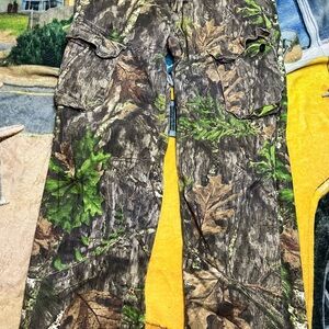 Magellan Outdoors Men’s Mossy Oak Camouflage Pants Hunting Size Large 36x30
